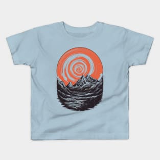 Vortex Mountains Vintage Kids T-Shirt